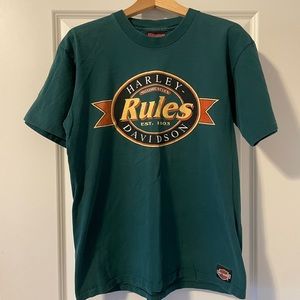 Harley Davidson 1984 Vintage Denver Eagle Shirt Large